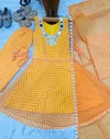 Oc 253 Heavy Faux Georgette Digital Print Work Kids Gown With Bottom Dupatta